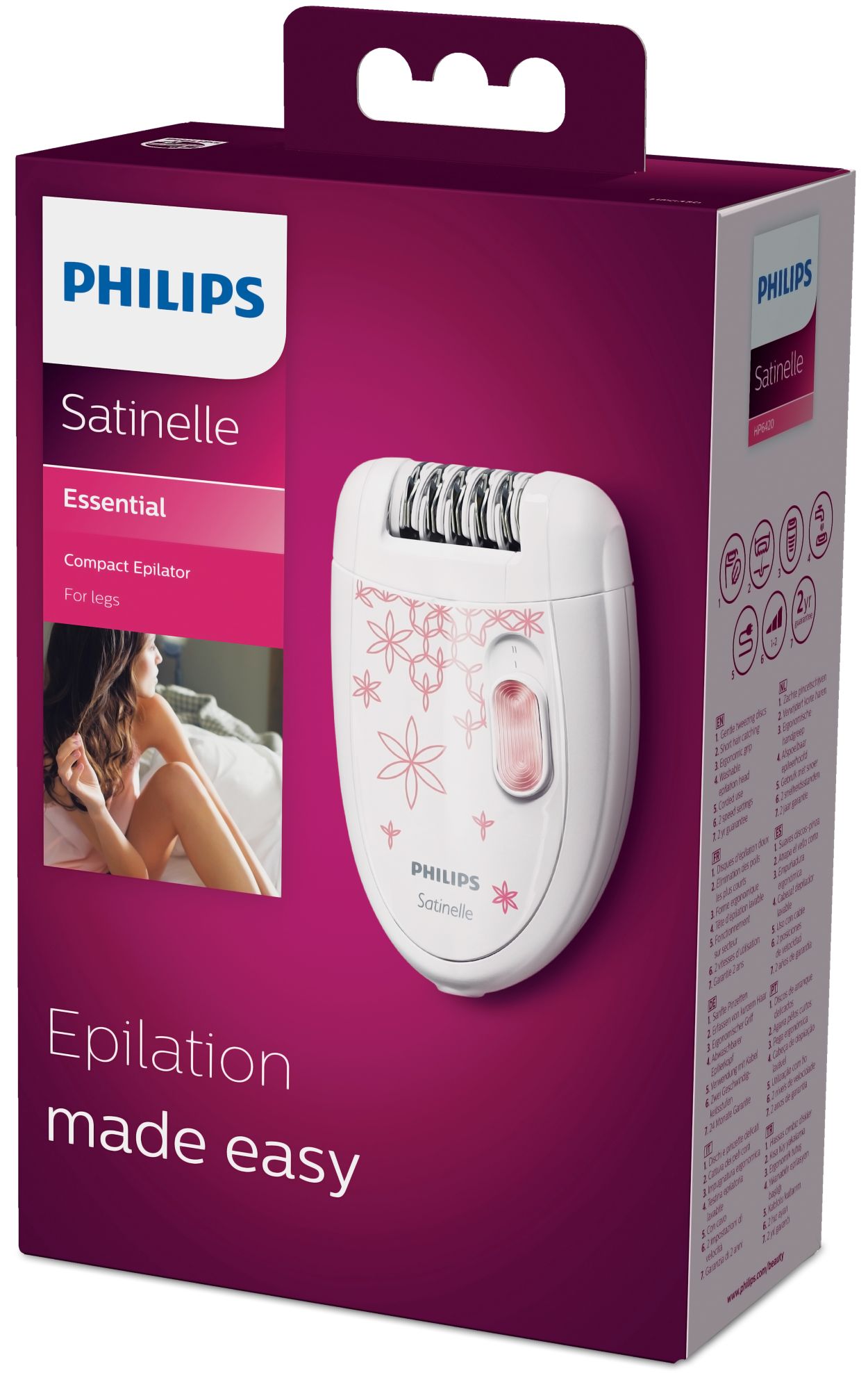 Satinelle Essential Compact epilator HP6420/00