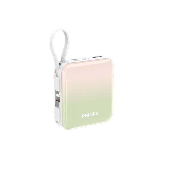 ケーブル一体型で使いやすい多機能 USB モバイルバッテリー