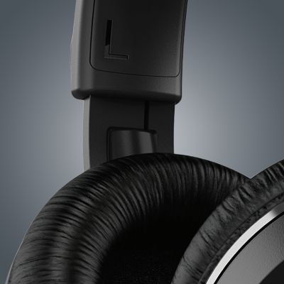 Adjustable ear shells and headband for the perfect fit