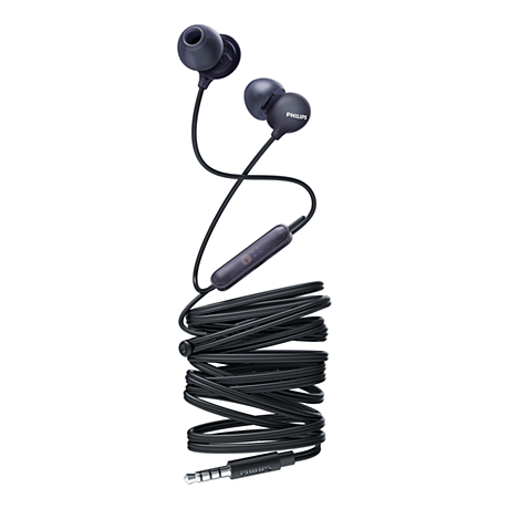 SHE2405BK/00 1000 series Fones de ouvido intra-auriculares com microfone