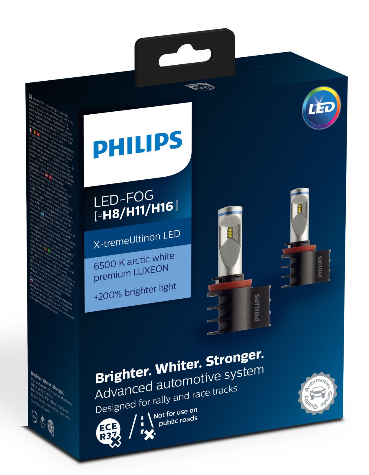 Philips Ultinon Essential G2 White H1 Two Bulbs Fog Light Replacement  Upgrade OE 