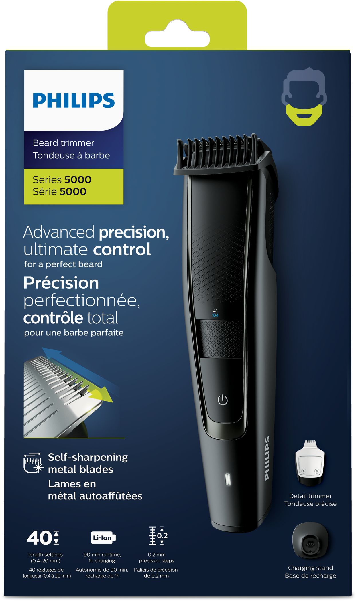 | 5000 Beardtrimmer BT5515/15 series Philips Bartschneider