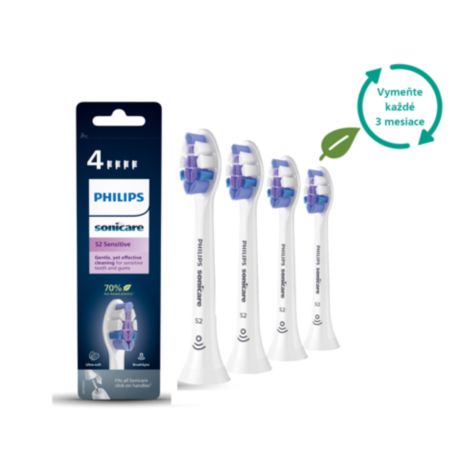 HX6054/10 Philips Sonicare Sensitive Štandardné nástavce pre sonické zubné kefky