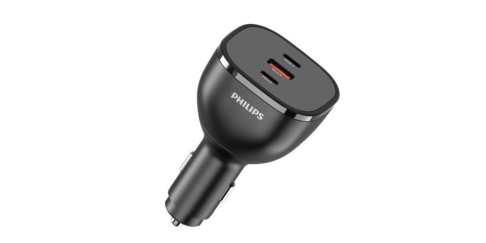 带 3 个 USB 端口的车载充电器
