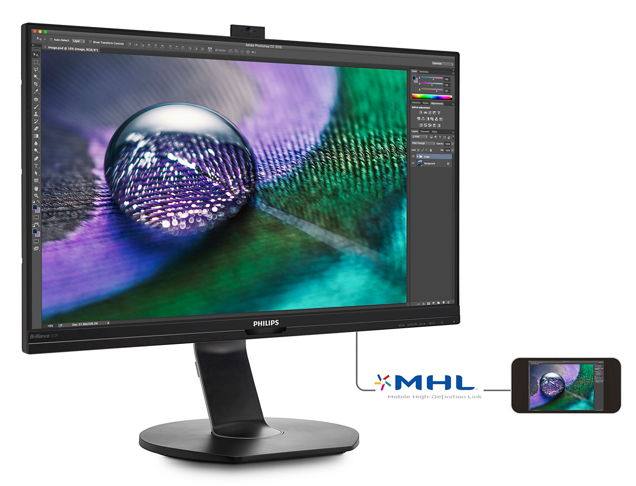 Brilliance PowerSensor 搭載 4K UHD 液晶モニター 272P7VPTKEB Brilliance PowerSensor 搭載 4K UHD 液晶モニター 272P7VPTKEB