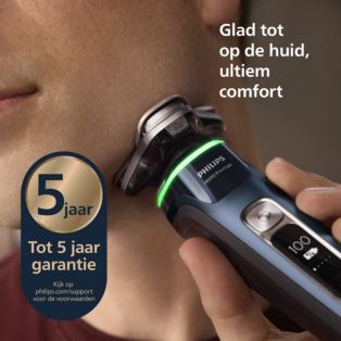 i9000 Prestige Wet&Dry elektrisch scheerapparaat met SkinIQ
