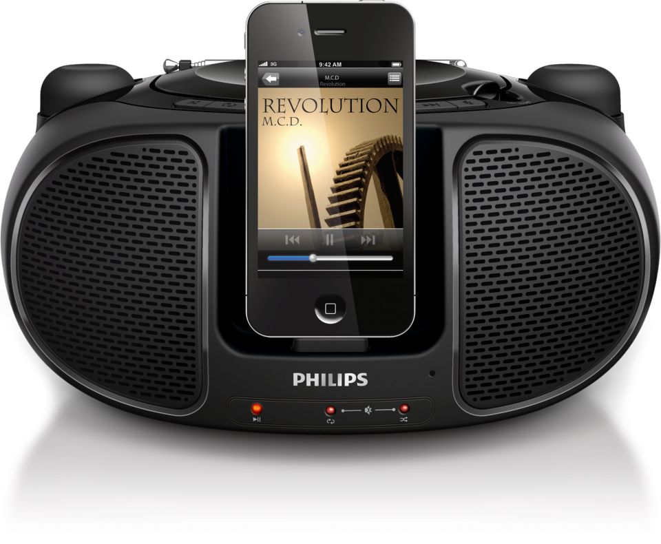 Genießen Sie die Musik von Ihrem iPod/iPhone überall