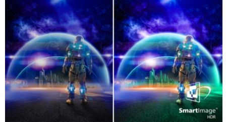 SmartImage HDR gives optimal viewing from your HDR content