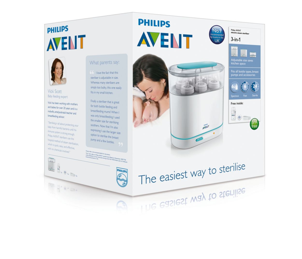 Avent 3 sale in 1 steriliser