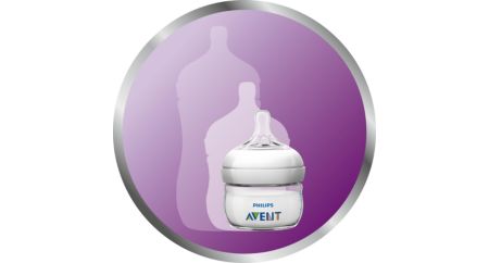Yeni doğanlar için daha küçük, 60 ml/2 oz biberon