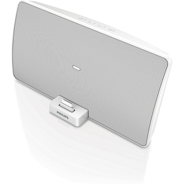 Enjoy music from your iPod/iPhone