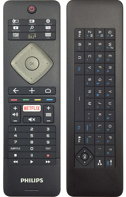 Philips TV 2016: PUS7101 and PUS7181 Serie - Fernbedienung Philips TV 2016: PUS7101 and PUS7181 Serie - Fernbedienung