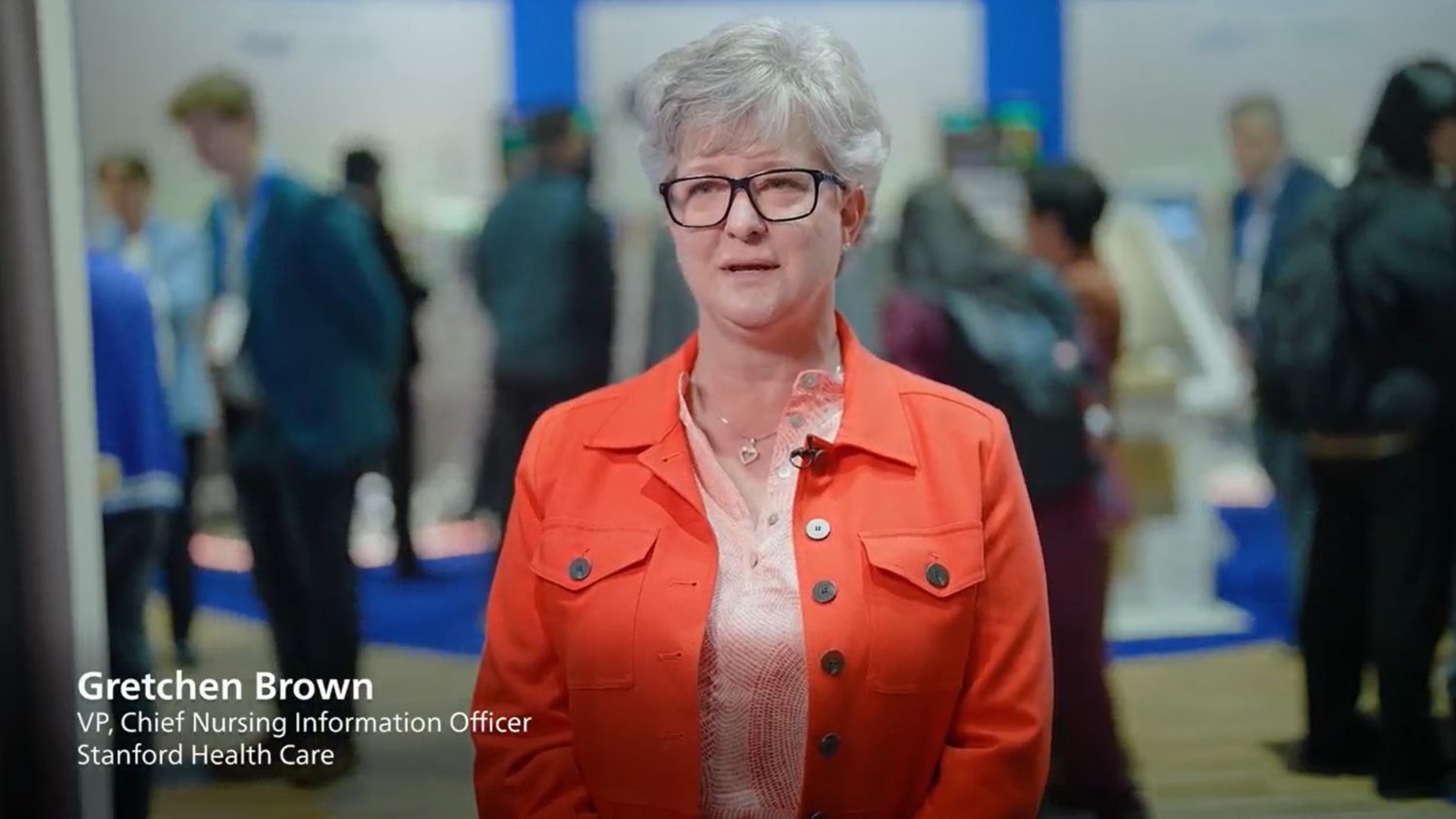 Gretchen Brown at HIMSS