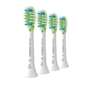 Sonicare W3 Premium White Standard-Bürstenköpfe für Schallzahnbürste