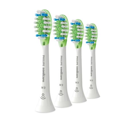 HX9064/17 Philips Sonicare W3 Premium White Capete standard pentru periuţa sonică