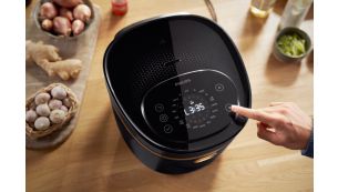 Philips rice best sale cooker black