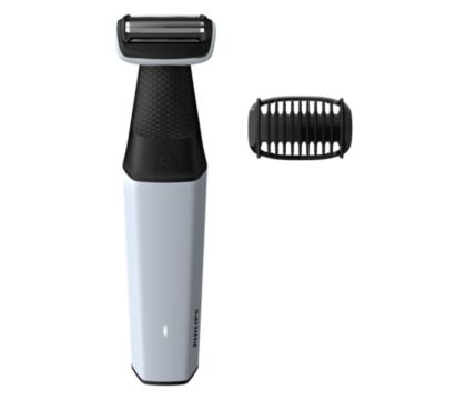 Philips BODYGROOM Series 3000 Afeitadora corporal suave con la piel y apta  para la ducha