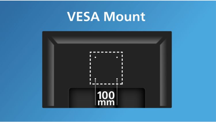 VESA mount for convenience