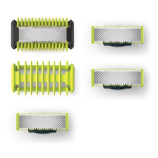 Philips OneBlade 3-pack replacement shaver blades kit and accessories