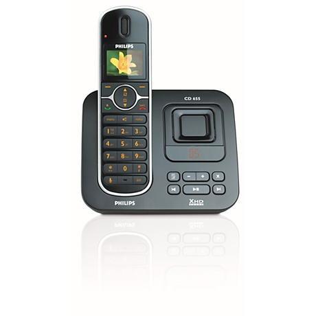 CD6551B/51 Perfect sound Bezdrátový telefon se záznamníkem