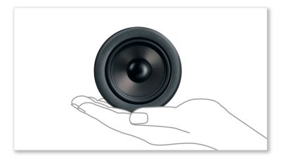 Lightweight, portable design for music enjoyment any time