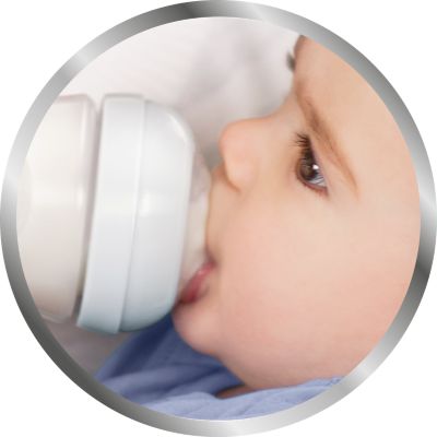 Естествено засмукване, благодарение на широкия биберон с формата на гърда