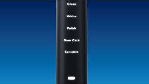 5 modes: Clean, Whitening, Polish, Sensitive, Gum Care