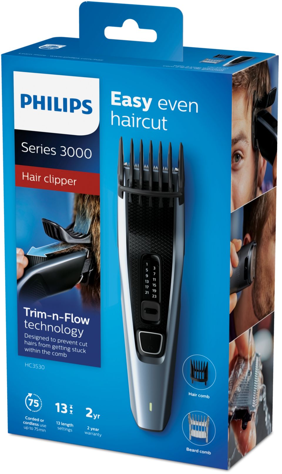 Comprar Philips HAIRCLIPPER Series 3000 Cortapelos con cuchillas de acero  inoxidable