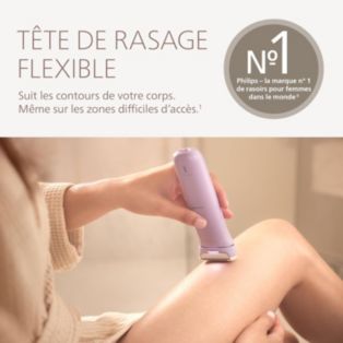 Lady Shaver Series 6000 Rasoir sans fil, sur peau sèche ou humide