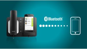 Connexion simple aux smartphones équipés de Bluetooth®