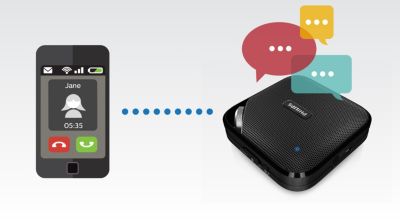 Integruotas mikrofonas – galimybė skambinti naudojantis laisvų rankų įranga