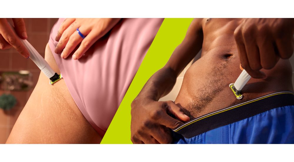 For women and men, Easy and skin friendly intimate shave