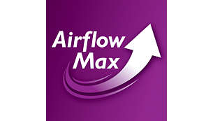 突破性 Airflow Max 技术，可获得极强的吸力