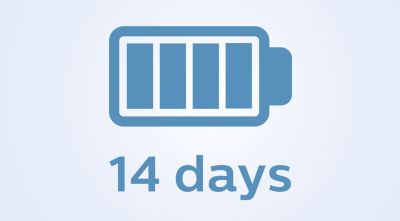 14-day long lasting battery life