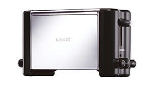 Compact toaster to save space on your counter top