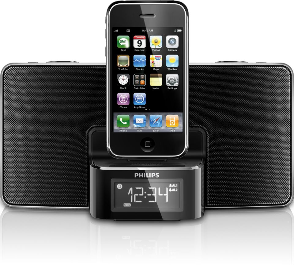 Радиочасы с будильником для iPod/iPhone DC220/12 | Philips