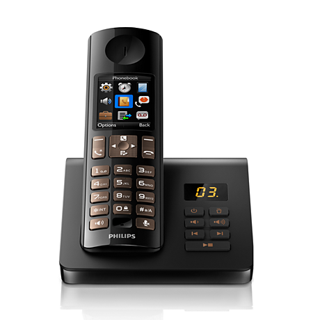 D7051B/22  Draadloze telefoon met antwoordapparaat