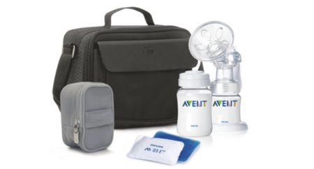 With insulated travel bag and cool packs