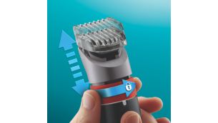 9 integrated length settings from 1-18 mm