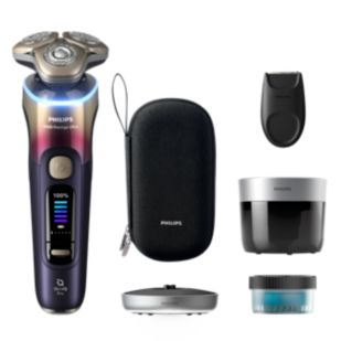 i9000 Prestige Ultra 搭载 SkinIQ Pro 技术的干湿两用电动剃须刀