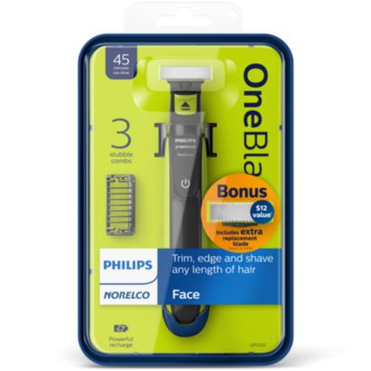 Trim, edge and shave any length of hair