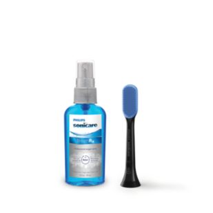 Sonicare TongueCare+ Zestaw ze sprayem i główką TongueCare+