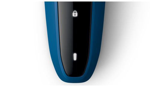 Indicatori batteria a 1 livello e blocco da viaggio