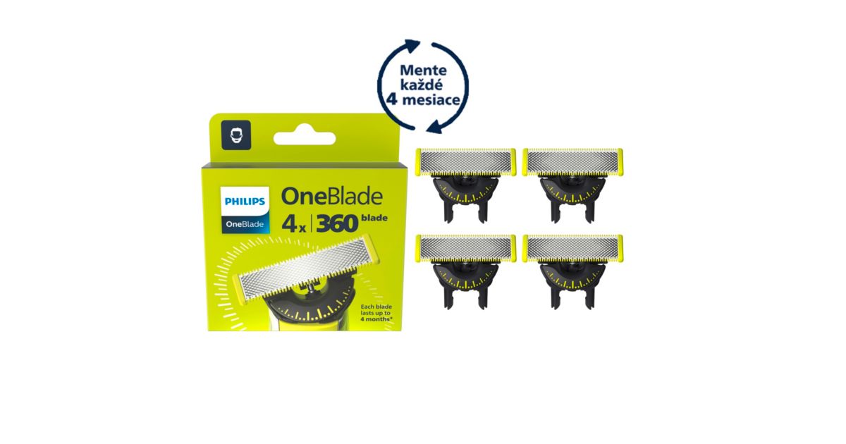 OneBlade 360 náhradná čepeľ QP440/50 - hlavný produktový obrázok Philips