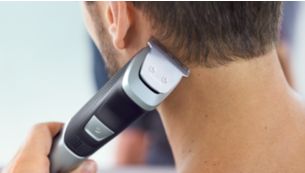 Extra-wide hair trimmer to cover more areas faster