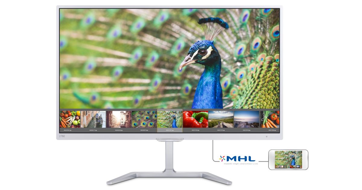 Monitor LCD con Ultra Wide-Color 276E7QDSW/27 | Philips