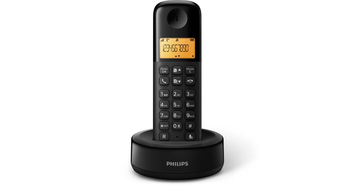 Cordless phone D1601B/01 | Philips