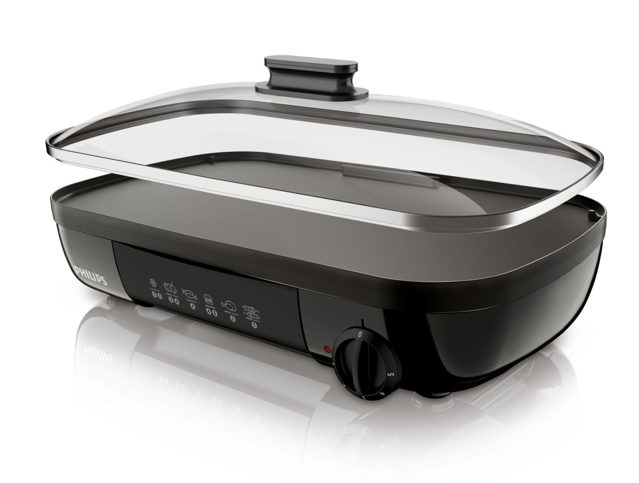 Flip the plate to grill your way