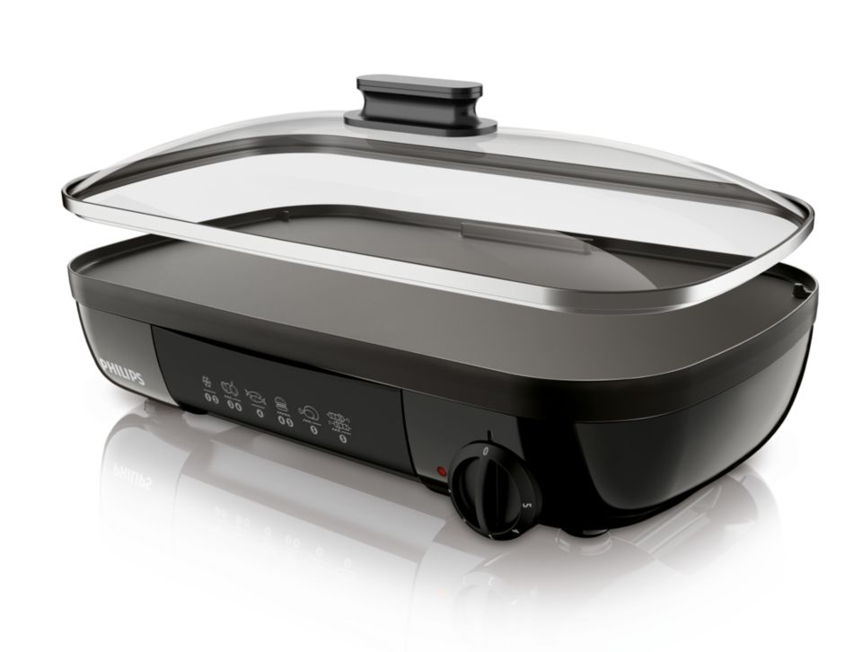 Flip the plate to grill your way