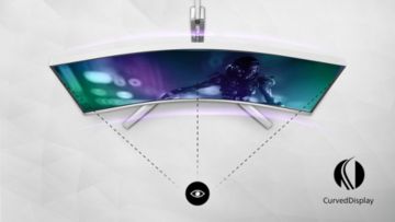 Curved display design